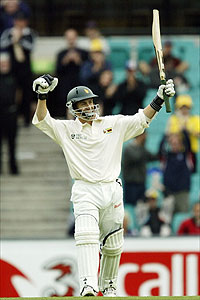 Stuart Carlisle of Zimbabwe celebrates his century.jpg